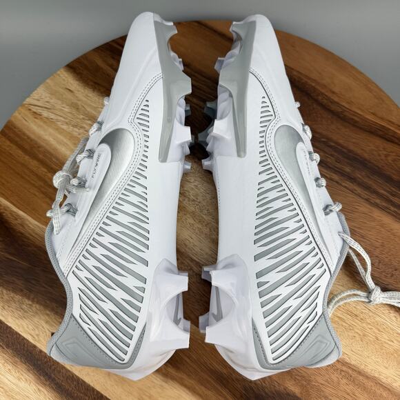 Nike Vapor Edge Pro 360 VC Size 13 Football Cleats White Metallic DO6294-100